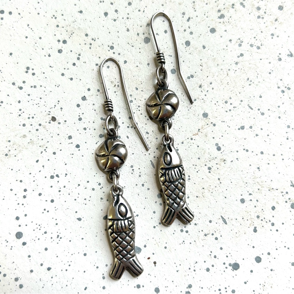 Unique James Avery Retired Loaves And Fishes Earrings
